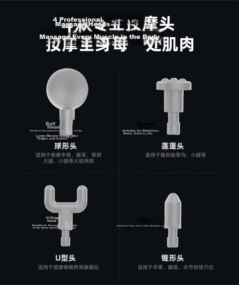 ANTA Professional Fascia Gun Deep Muscle Relaxation Massager Full Body Waist and Leg Neck Massager 13