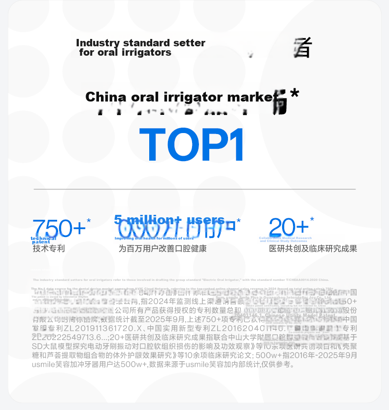 Usmile Smile Plus Water Flosser Vertical Ultrasonic Oral Irrigator Orthodontic 2026 New C30 Clear Moon Yellow Birthday Gift 1