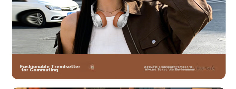 IKF R1 Retro Over-Ear Wireless Bluetooth Headphones Fashion Digital High-Quality Metal Millennium Y2K Influencer Celebrity Melad Small Head Space Black 48