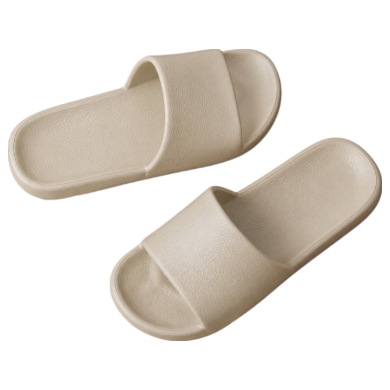 Qiumuxi Men's EVA Textured Slippers Soft Cushioned Non-Slip Indoor Bathroom Casual Durable Women's Sandals
