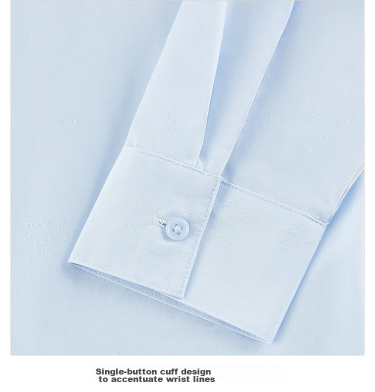 G2000 Women's 2026 Spring Summer Cotton Non-Iron Long Sleeve Shirt with Necklace, Mall Edition 30