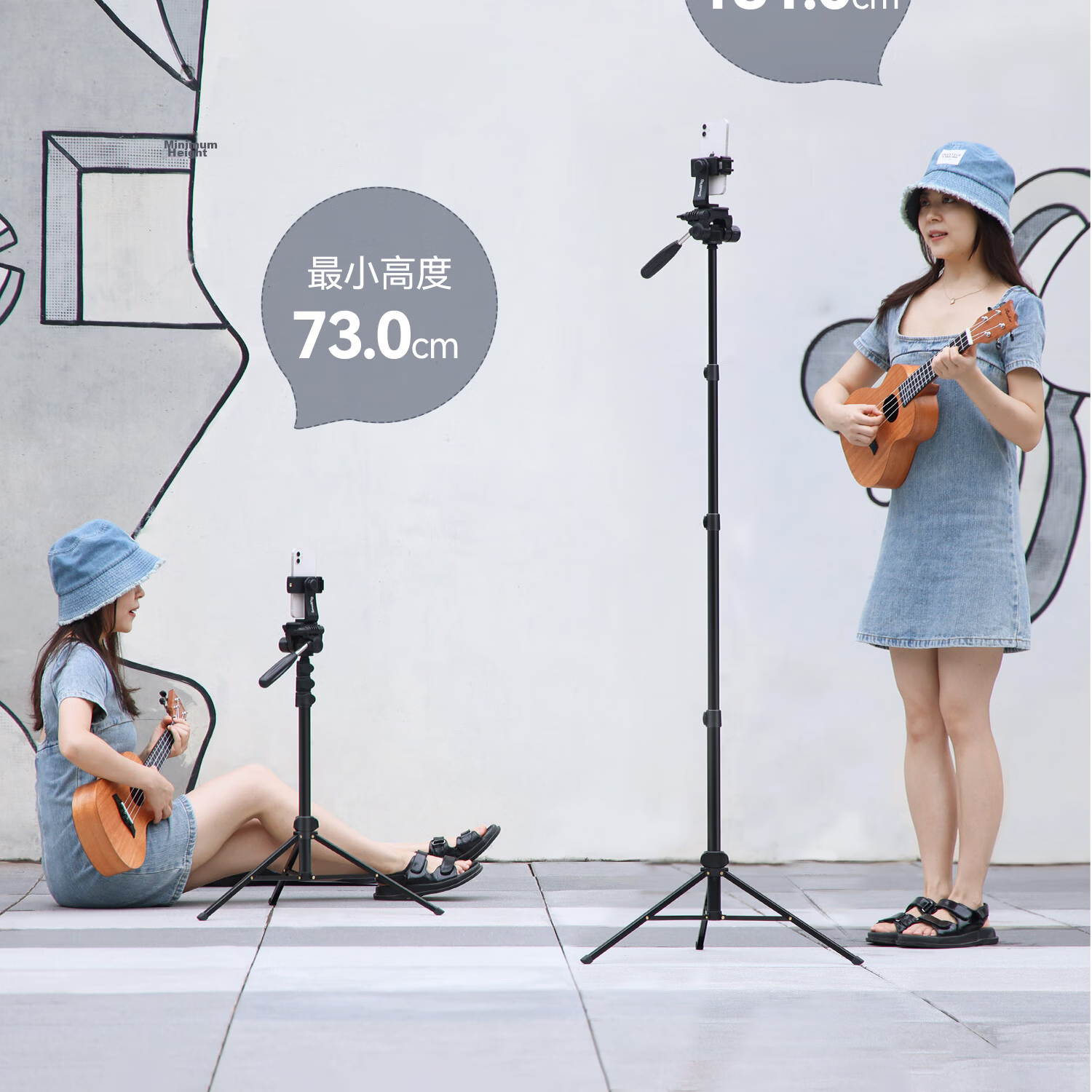 SmallRig 4309 Portable Selfie Stick Tripod Bluetooth Remote Control Desktop Live Streaming Vlog Extendable Stand Fill Light Phone Holder 6
