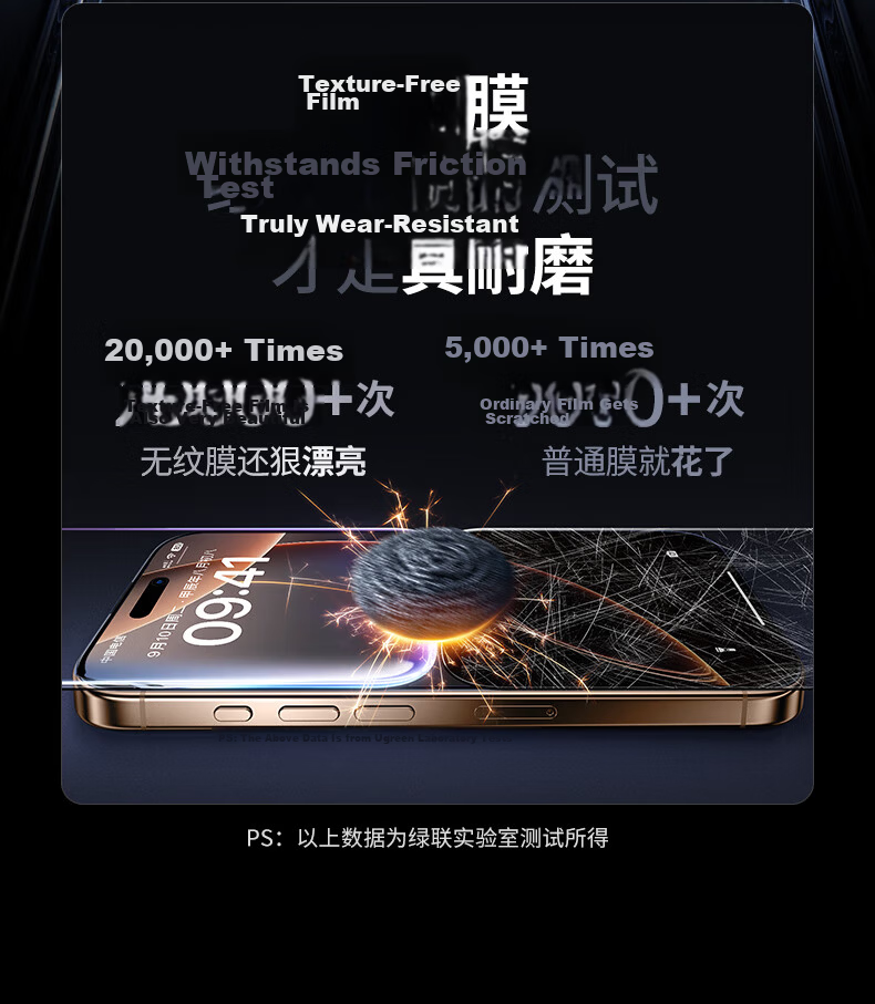 UGREEN Tempered Glass Screen Protector for iPhone 16 Pro Max, Full Coverage, Anti-Fingerprint, Drop Resistant, Ultra-Thin, Dust-Free Installation 29