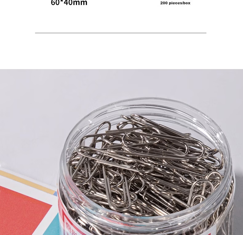 Deli 29mm Colorful Paper Clips/curly Paper Clips, 160 Pieces/tube, 3 Tubes, Office Stationery Supplies, Document Organization And Storage Supplies, 33096 14