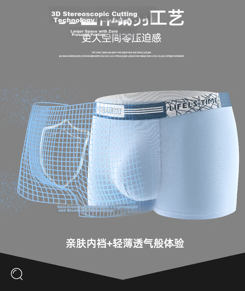 Hodo Youth Pure Cotton Antibacterial Breathable Boys Underwear 7A Antibacterial Crotch Developmental Period 12-16 Years Old Big Kids 185 7