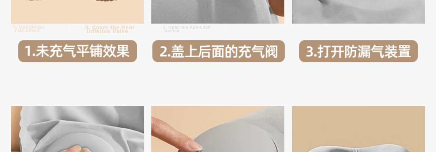 Jingxun Inflatable U-Shaped Travel Neck Pillow Plush Version 24
