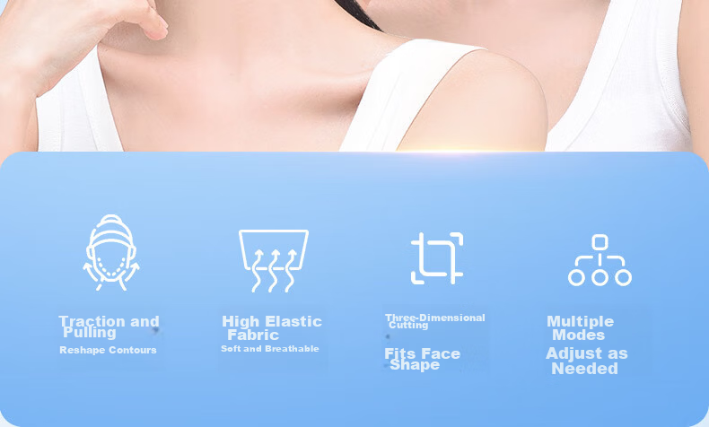 Yishu Beauty Lifting Face Mask Facial Lift Firming V-Line Slimming Band Anti-Wrinkle Gift 3