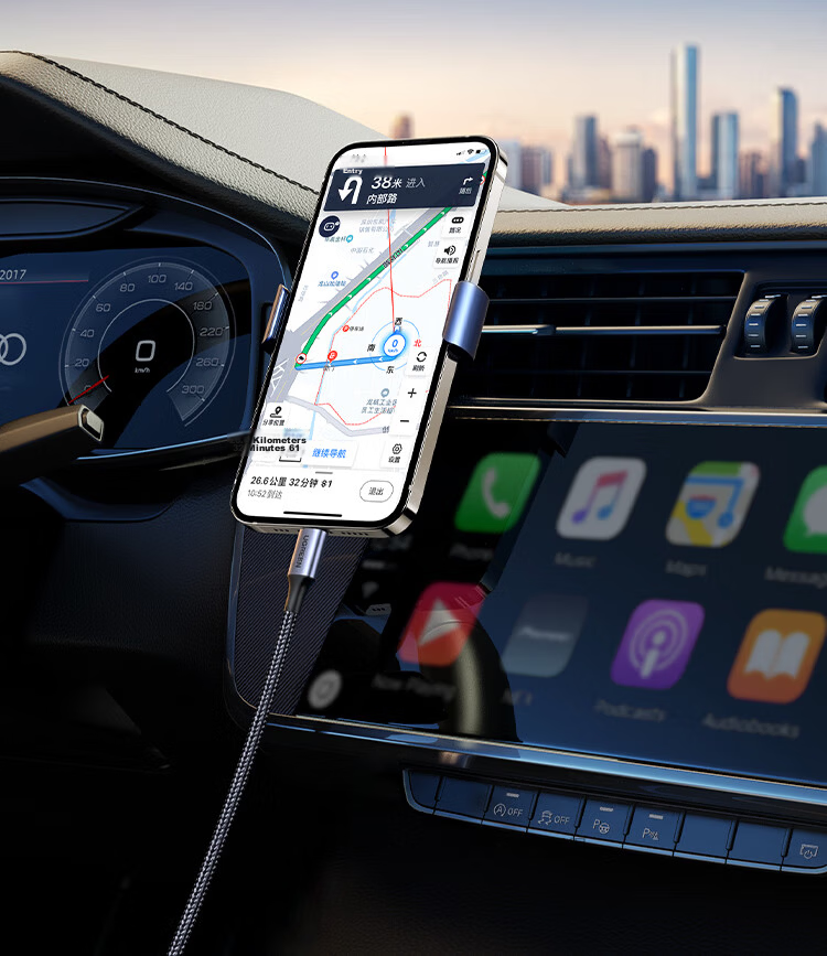 UGREEN Compatible with Apple 18 Charging Cable, Type-C Data Cable, USB-C Car Charger for CarPlay, IPhone 18/17e/16 Pro Max, Huawei Honor Phones, IPad, 1 Meter 3A 11