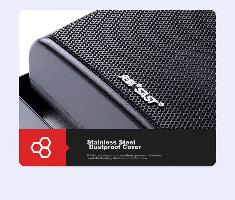 SAST 60W Wall-Mounted Speaker, Passive Wall-Mounted Speaker for Connecting Amplifier, Background Music, Public Address System, Restaurant And Conference Broadcasting, Constant Voltage DW60 Black 18