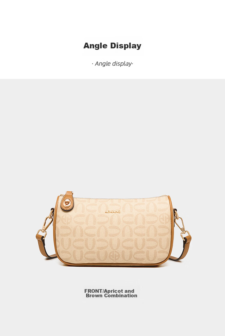 Aokang Women's Bag 2026 Trendy Retro Dumpling Bag Luxury Crossbody Shoulder Bag Birthday Gift for Girlfriend Wife 20