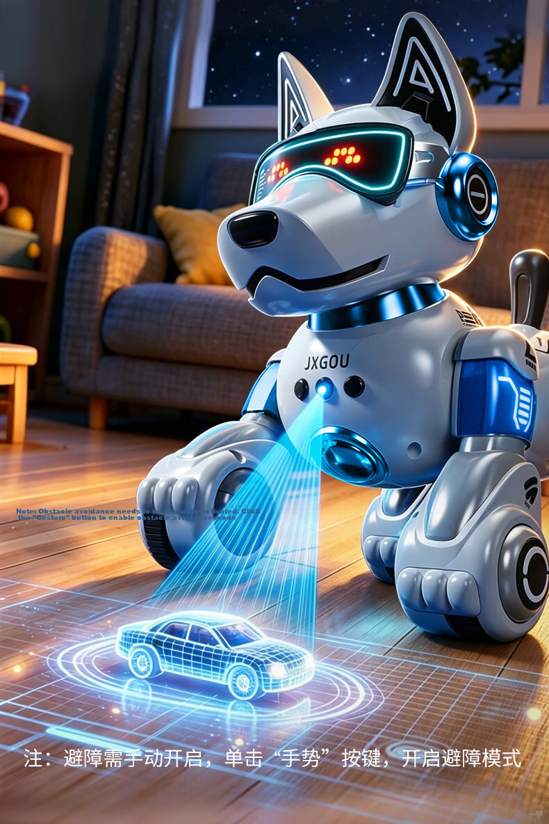 Science Monster Voice Control Robot Dog Remote Control Car Children's Toy Boys Transforming Robot 3-6-10 Years Birthday Gift 8