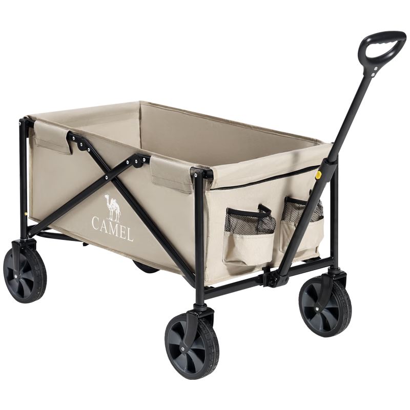 CAMEL Outdoor Folding Camping Cart Large Capacity Picnic Grocery Dog Walking Kids Reclining Wagon