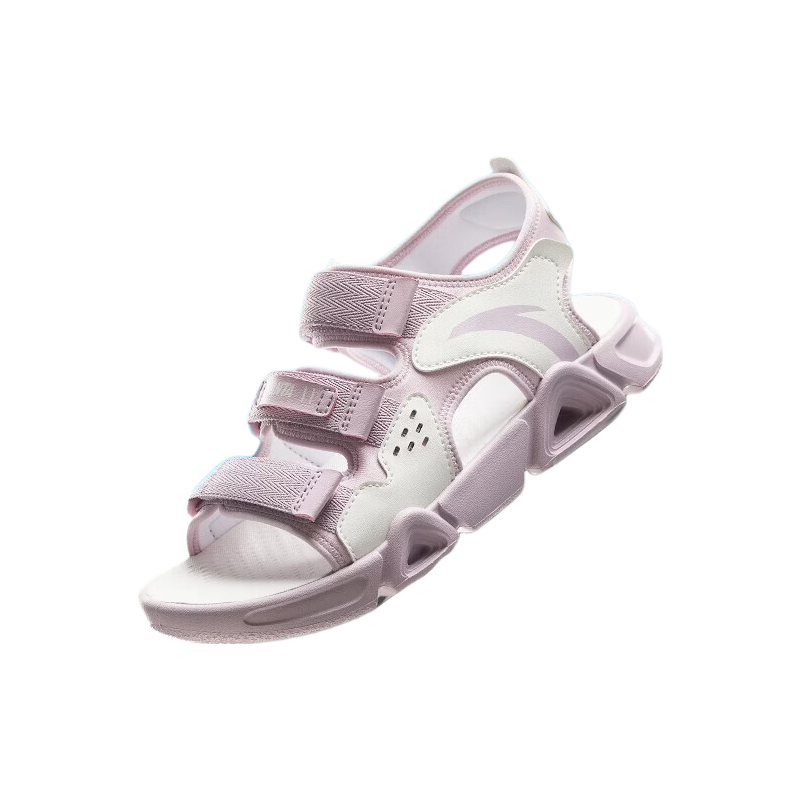Anta Kids Sports Sandals Girls Big Kids Summer Breathable Velcro Open Toe Beach Shoes A22326962J