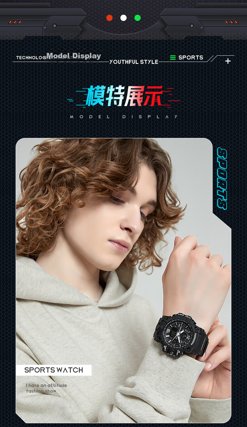 Children's Electronic Watch for Boys, Students, Primary and Secondary School Students, Waterproof Sports Watch with Night Light Alarm, 40,000 Kilometers 10