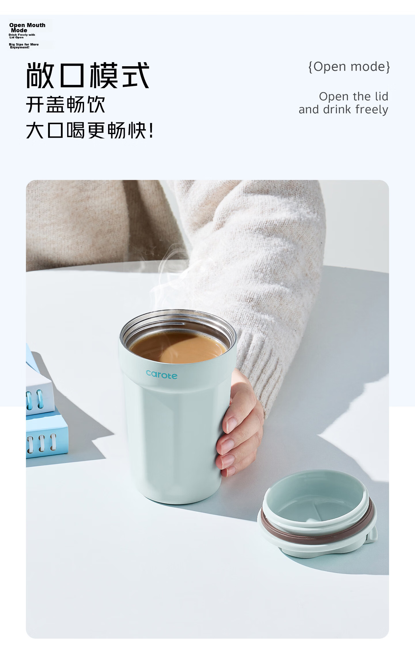 Carrot Portable Coffee Tumbler Insulated Stainless Steel Water Bottle for Men and Women Birthday Gift 7