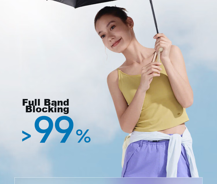 Beneunder UV Protection Sun Umbrella, Foldable Black Gel Capsule Umbrella for Rain And Shine, BM525 Almond Color 6