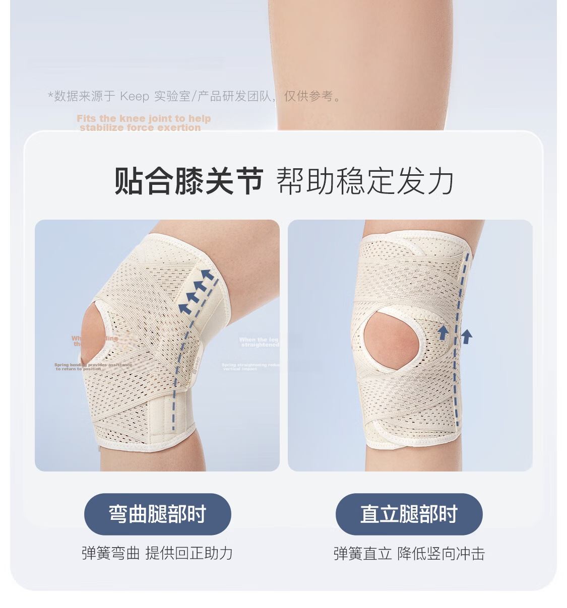 Keep Sports Knee Brace, Meniscus Joint Protection Sleeve, Classic Black, Size S, Double Pack 12