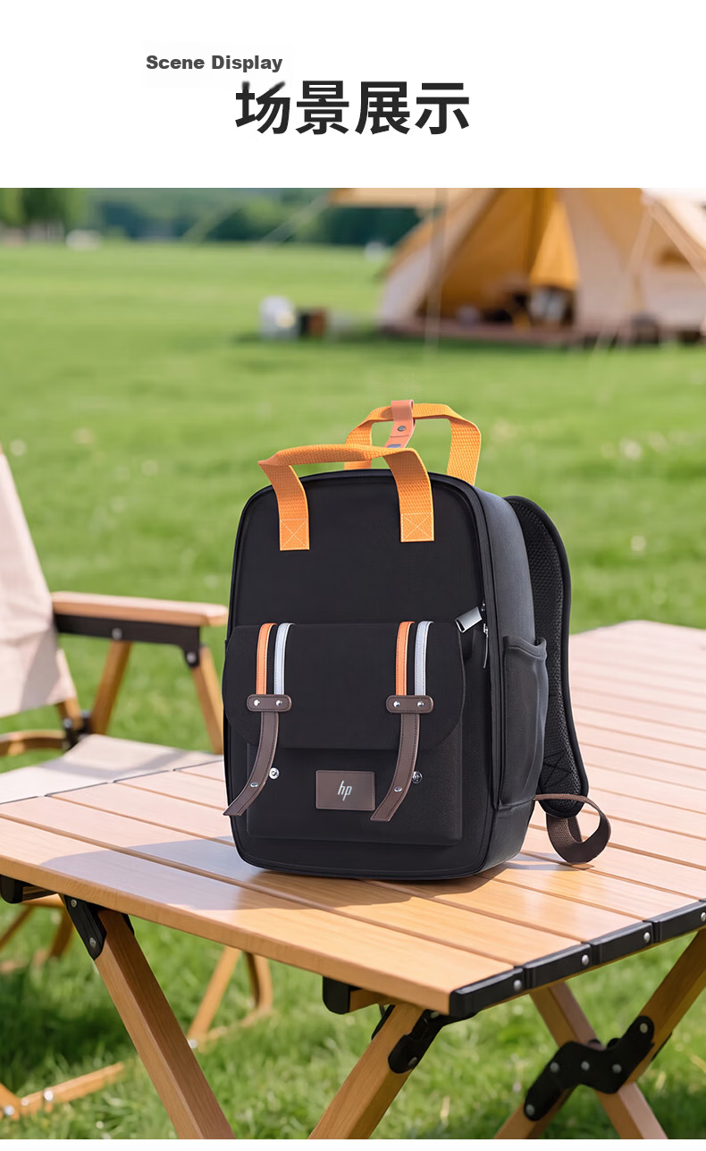 HP Laptop Backpack Unisex Student School Bag College Business Travel Commuter Backpack 7