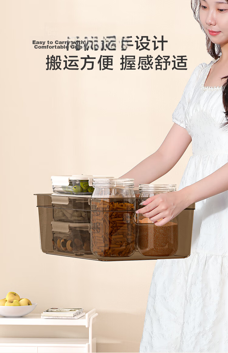 JD Jingzao Cocoa Storage Box Small Size No Lid Set of 3 Desktop Snack Toy Organizer Clothes Storage Box 6