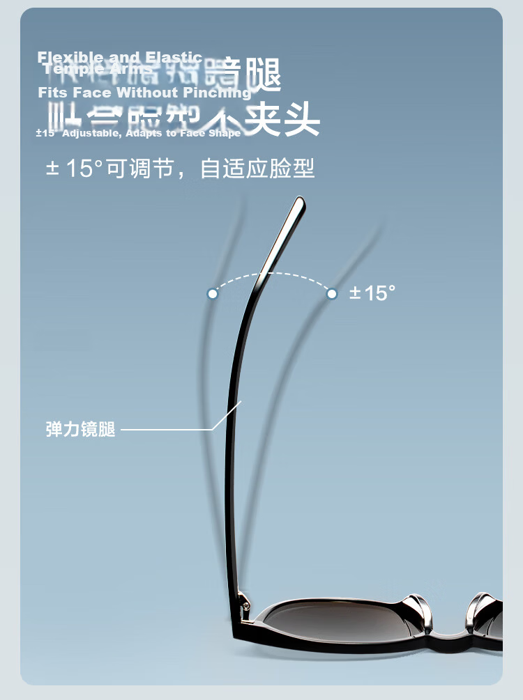 JD Jingzao Vintage Round Frame Sunglasses Women HD Nylon UV Protection Driving Cool Black 13