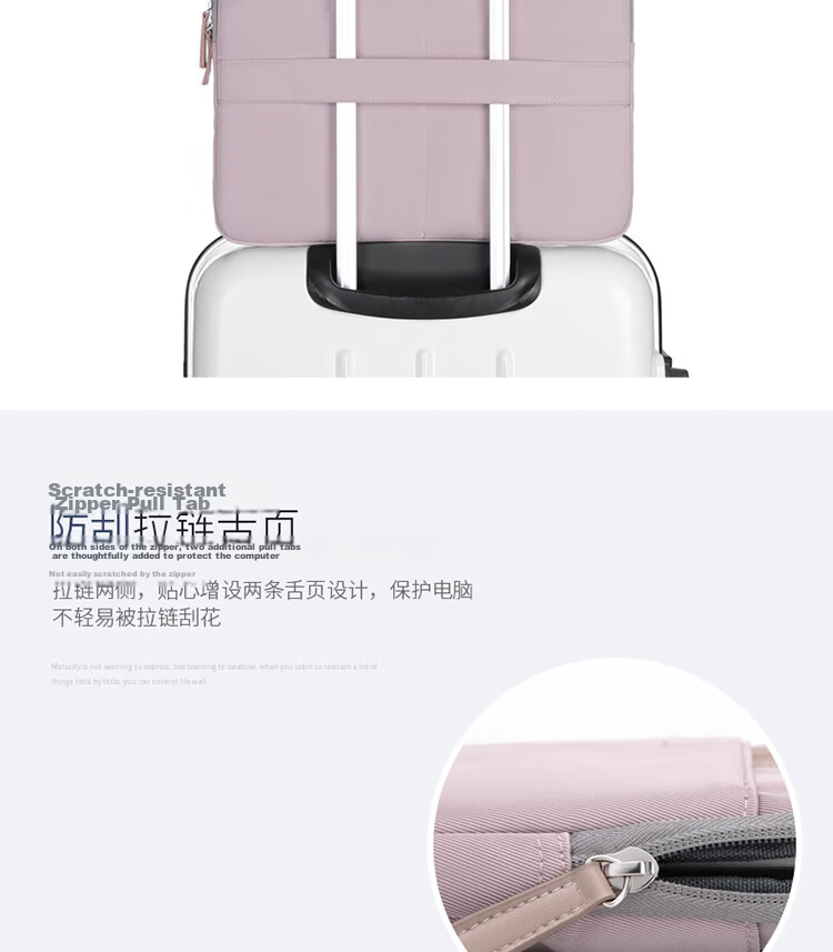 GOLF Laptop Bag for Women, 15.6-Inch Handheld Apple Notebook, Huawei Shoulder Crossbody Bag, Business Briefcase for Commuting 15