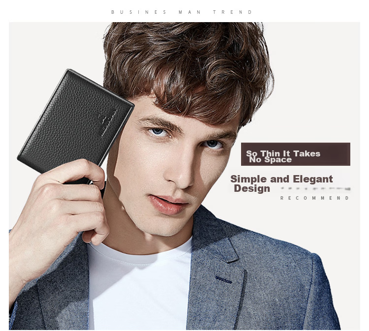 MEXICAN Business Leather ID Holder Men's First Layer Cowhide Card Case Ultra-thin Multi-card Driving License Wallet Youth 4