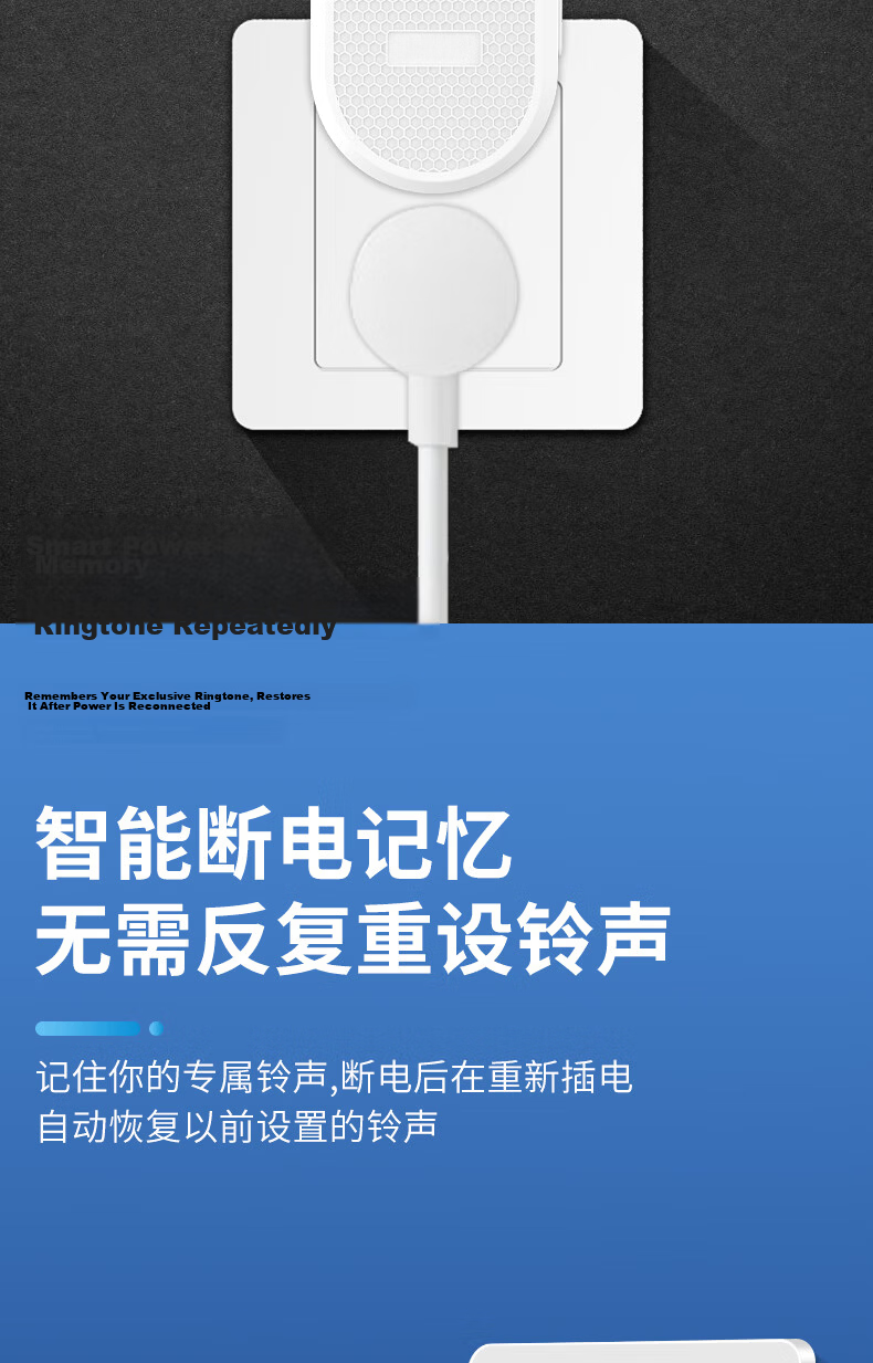 Bolianzhihui Outdoor Waterproof Wireless Doorbell, Ultra-Long Range Home One-To Electronic Remote Control Doorbell, Entrance Dingdong Doorbell, Elderly One-Key Call Button M558 12