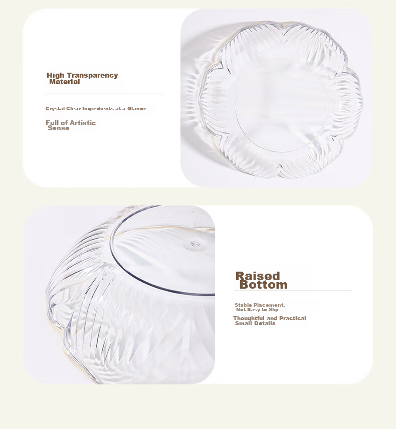 CAIZHI Fruit Tray Living Room Snack Tray Luxury Storage Candy Nut Dried Fruit Tray Champagne Color CZ6854 20