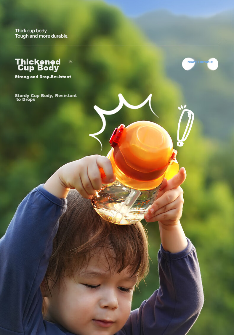AVENT Philips Children's Straw Cup PPSU Water Bottle for 1-6 Years Old Toddlers Kindergarten Students JD Self-operated 8