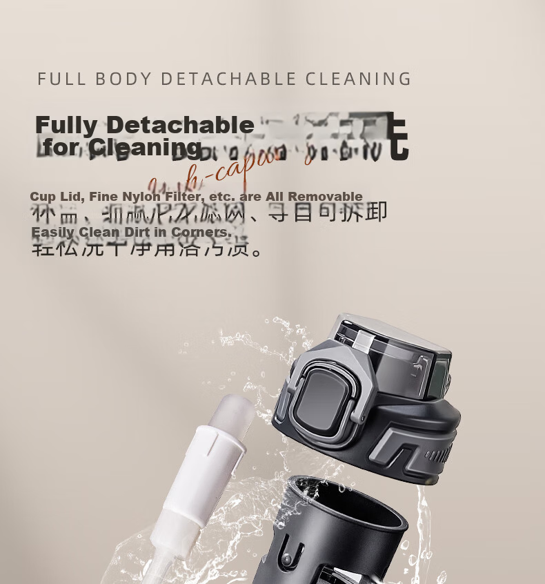 Cica Tea Infuser Separation Tea Cup Men's Large Capacity Tritan Water Bottle Portable Sports Water Bottle 9