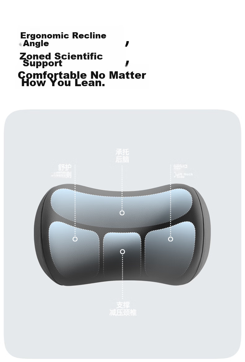 CICIDO Adjustable Car Headrest Neck Pillow Seat Cushion Premium Driver Lumbar Support Pad 6