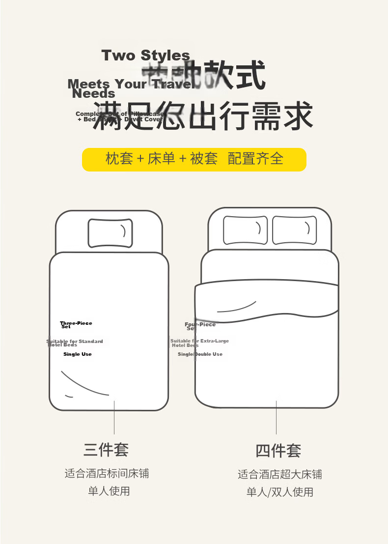 JOYTOUR Disposable Towel And Bath Towel Set, Face Towels for Travel, Hotels And Inns, Toiletries, 1 Bath Towel * 2 Towels 9