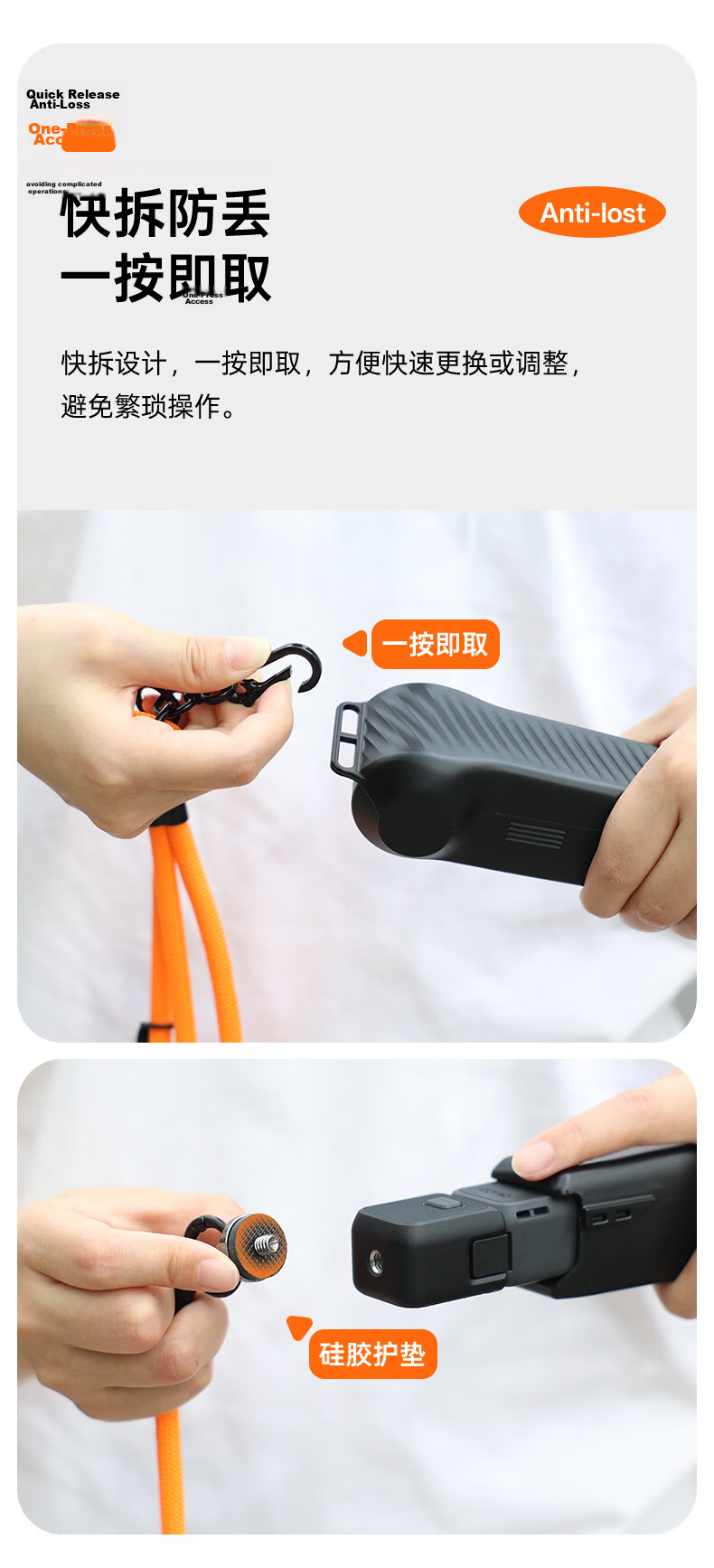 VRIG MC-02 Wireless Lavalier Microphone Kit for DJI Pocket 4/3 with Dual Transmitter Charging Dock Outdoor Interview Vlog Live Streaming Noise-Cancelling Mic 8