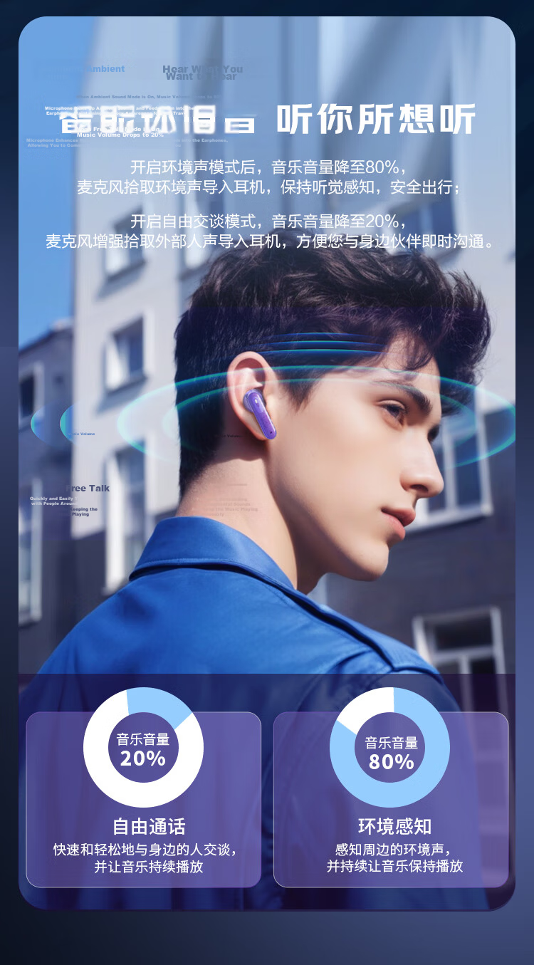JBL TUNE FLEX2 Active Noise Cancelling True Wireless Bluetooth Earphones, Gaming In-Ear Semi-In Crystal Bean Upgrade, Gift for Men And Women, White 13