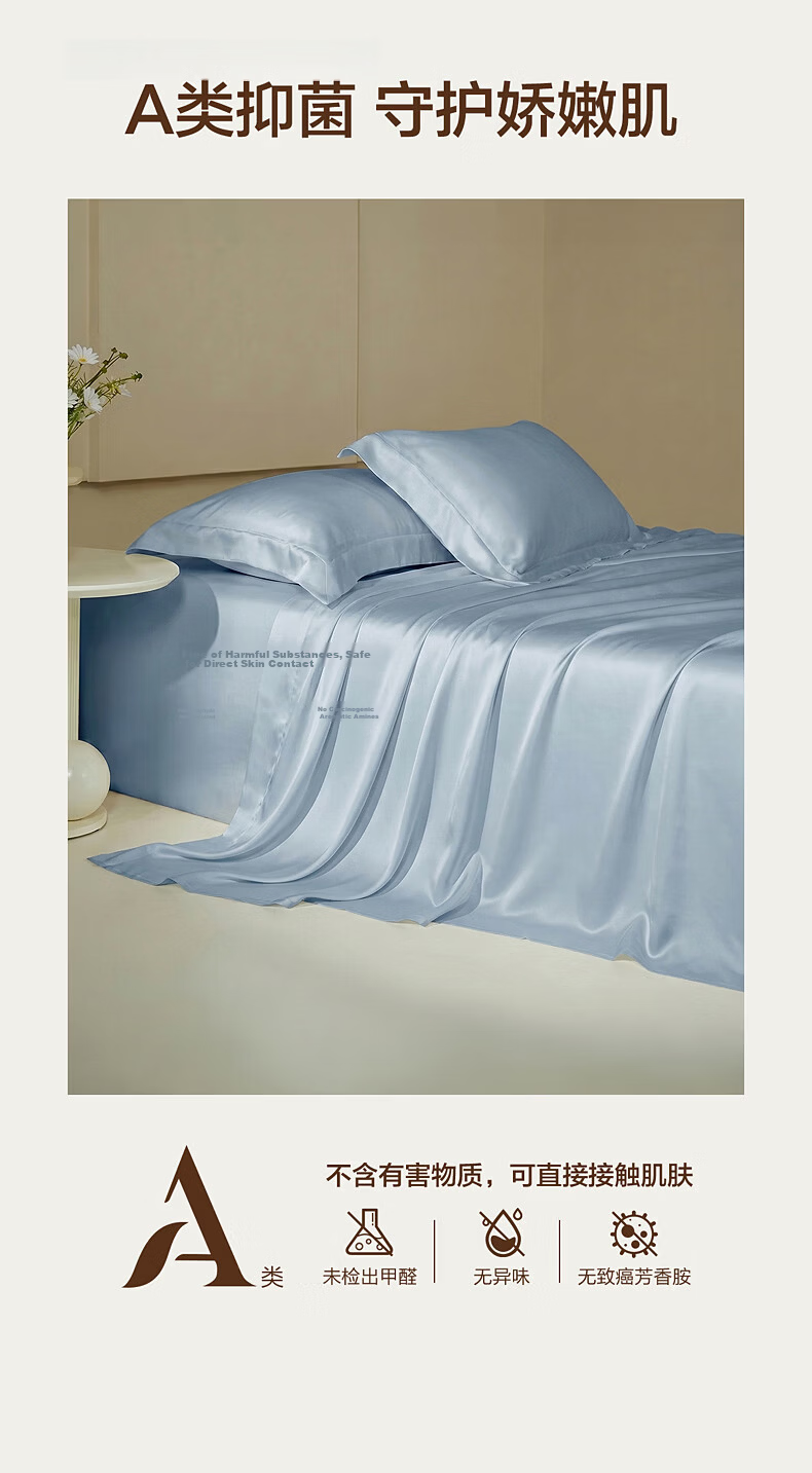 Shuixingjiafang Bed Sheet, Single Piece, Pure Cotton 100%, Class A Bed Cover, Bedding, Double Bed Sheet, 1.5x2 Meters 8