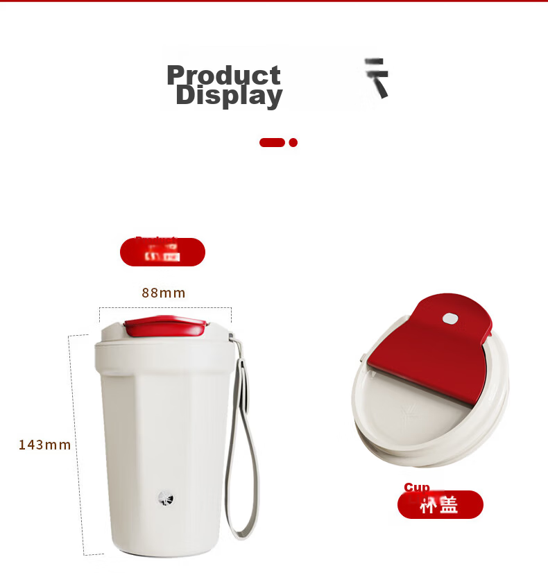 Mixiaoshu Electric Stirring Cup Coffee Mug 316 Stainless Steel Fully Automatic Rechargeable Magnetic Soy Milk Protein Powder Teacher Gift 24
