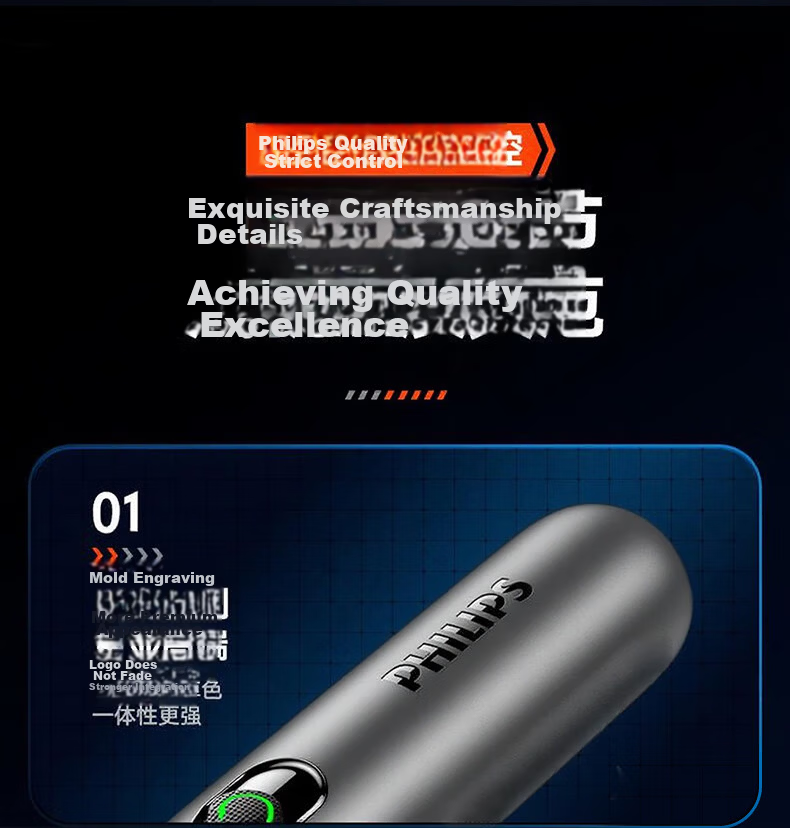 PHILIPS High Brightness Flashlight Portable Mini Tactical Outdoor Emergency Light 19