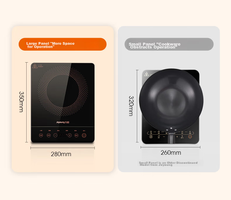 Joyoung Induction Cooker 2200W High Power Home Touch Control Durable Panel 10-Level Heat Thin Timer Electric Ceramic Stove Hot Pot C21S-C2130 5