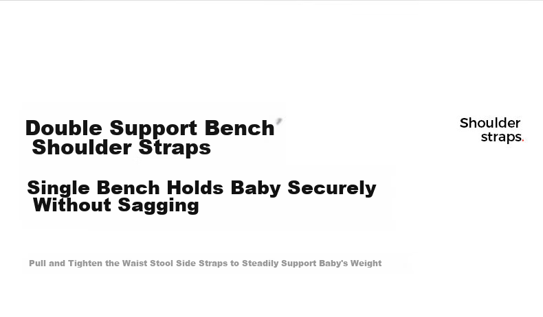 AIBEDILA Baby Waist Stool, Pressure-Relieving Carrier, Breathable And Lightweight for All Seasons, Suitable for Infants from 0 to 36 Months, Multi-Functional Baby Carrying Aid, Pink 9