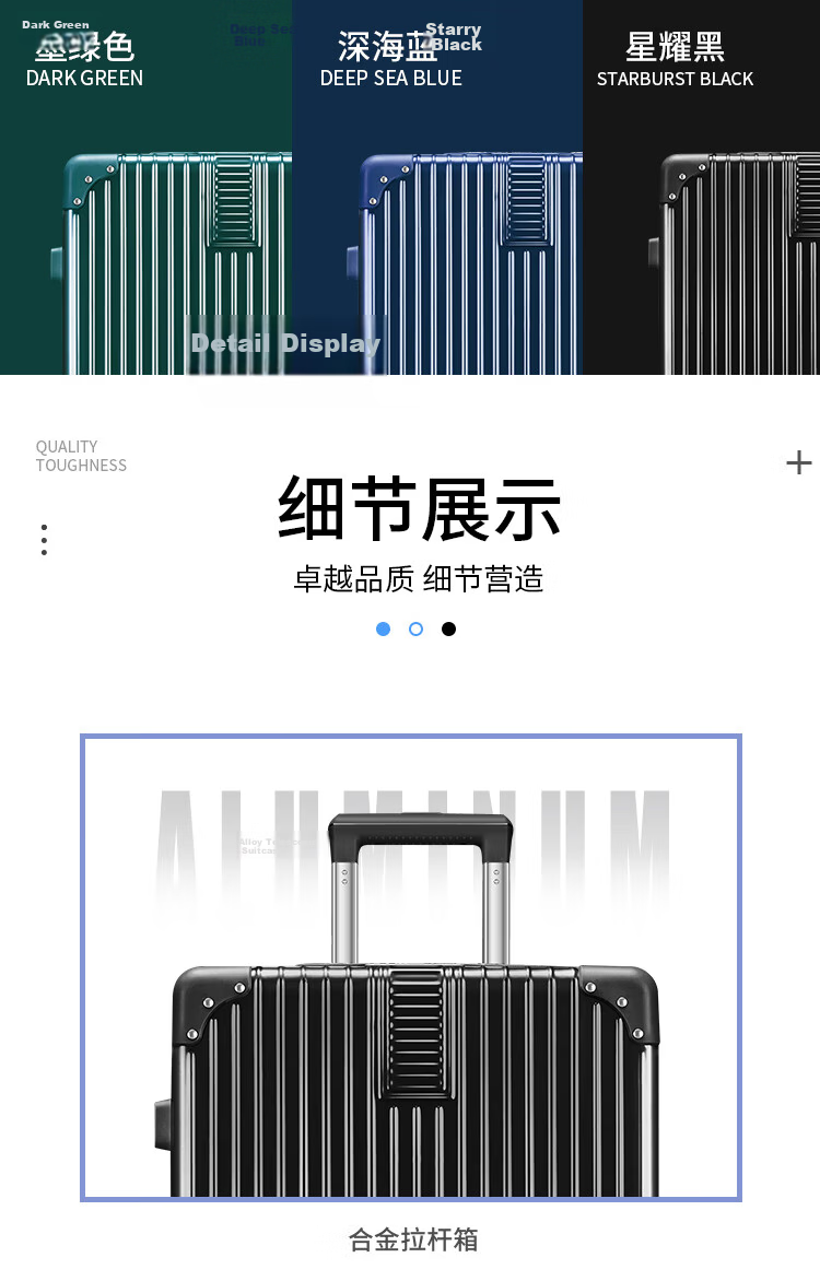 Fandia 26-inch Large Capacity Spinner Trolley Suitcase Travel Luggage Large Size Password Lock Black for Men and Women 16