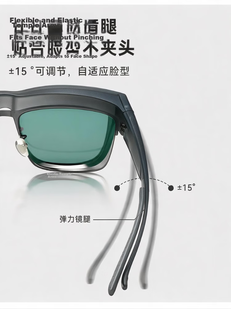 JD Original [Foldable Myopia Glasses] Portable Polarized Sunglasses, Cycling Outdoor Travel Sun Protection Goggles 17