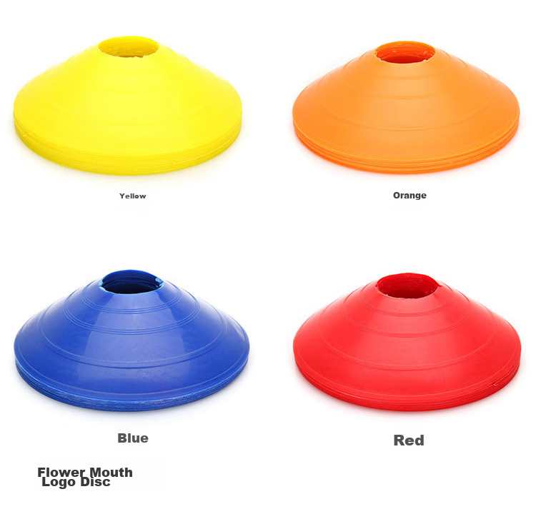 INVUI Soccer Training Marker Discs, Track And Field Training Marker Equipment Obstacle Signs Road Signs, Pack of 20 9
