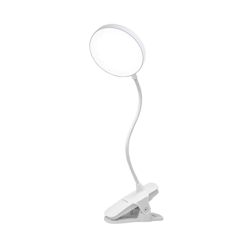 Du Brand Clip Desk Lamp Dormitory Student Study Eye Protection Small Desk Lamp Rechargeable LED Reading Night Light Bedroom Bedside Lamp