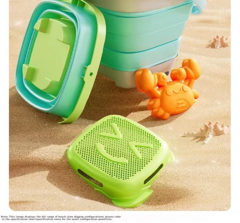 Mom and Baby Twin Children's Day Beach Tool Sand Digging Toy Large Set for Ages 3-6-12 Three-Piece Kit 18