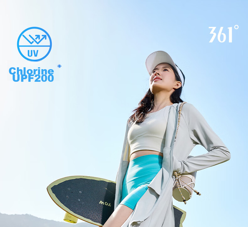 361° Women's Long Sun Protection Jacket Spring Summer Cooling UPF200+ UV Protection Outdoor Breathable Coat 662624601-3 1