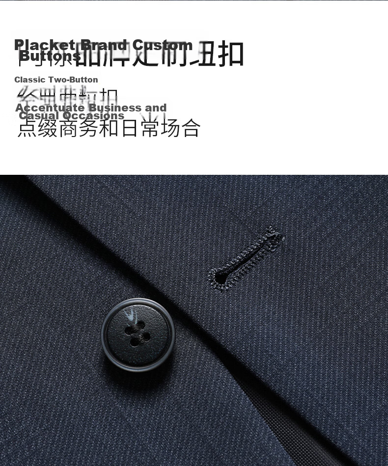 Shanshan Wrinkle-Resistant Non-Iron Men's Suit Spring Summer Lightweight Business Casual Single Jacket Middle-Aged and Young Dad Workwear Coat 5