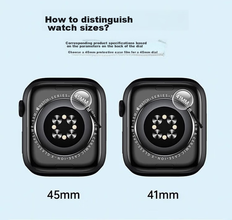BELKIN Transparent Protective Case for Apple Watch, Full Coverage Screen Protector for Apple Watch S11, Tempered Glass Film for Apple Watch S10, Full Coverage Two-In Design, Suitable for 42mm Model, Transparent Color 2