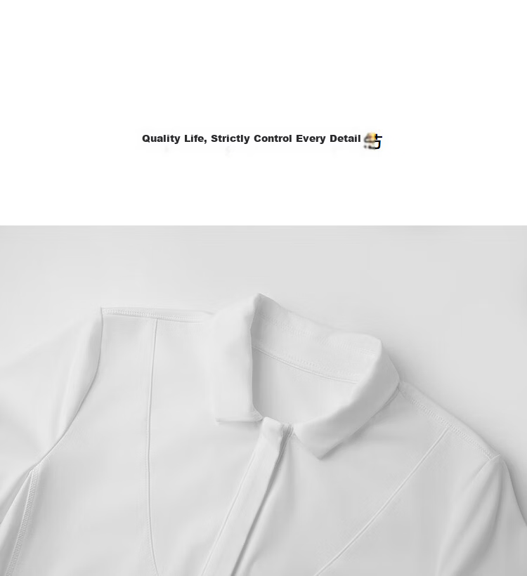 Demana [Cooling Black Technology] Summer UPF50+ Nylon Sun Protection Slim Fit Polo T-Shirt for Women Premium Feel 15
