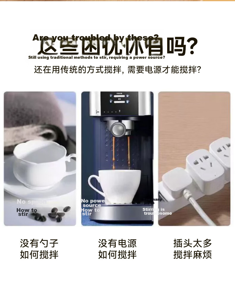 Xiduomi Fully Automatic Stirring Cup, Smart Temperature Display, Magnetic Electric Coffee Mug, Rechargeable, 316 Stainless Steel, for Coffee And Milk Powder 6