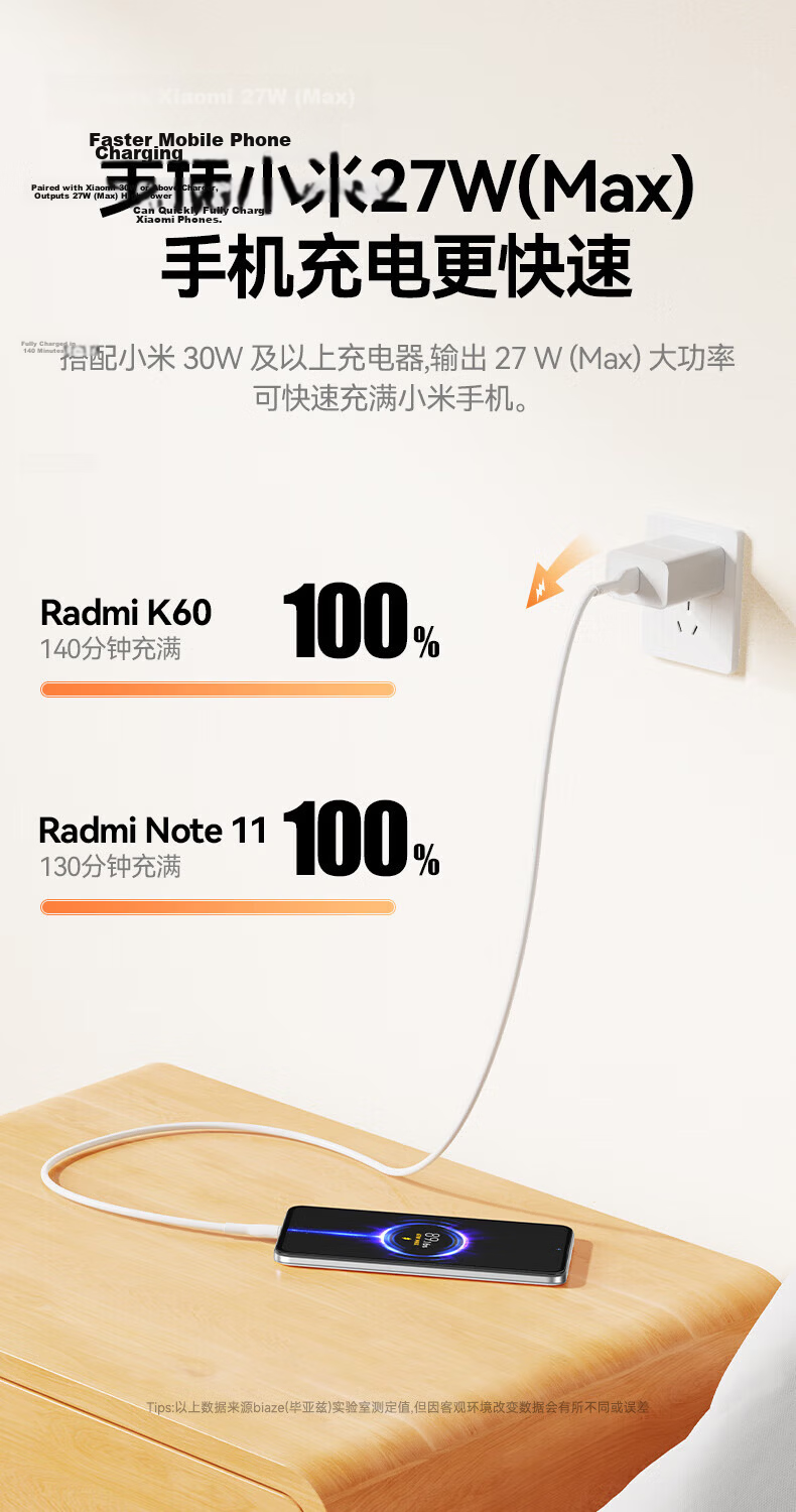 BIAZE Type-C Data Cable, 6A Super Fast Charging 100W/66W, Huawei 5A Charging Cable for Mate60 Honor/Pura70Pro Xiaomi Android Phones, Car Charger, Tablet 6